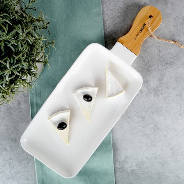 TERRESTRISK serveringsfat i porslin 40,5 cm