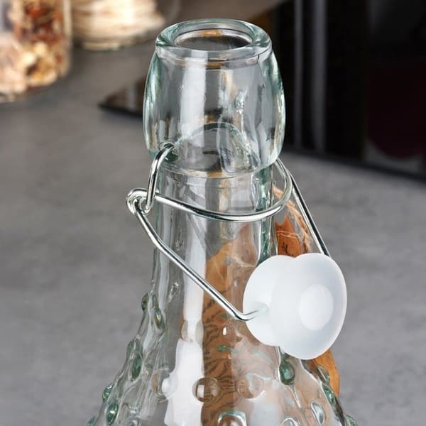 Flaska med clipsglas 1 l