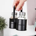 Miniatyrbillede 6 af 9: Salt og peber shakers med stativ, 3 stk