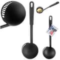 Miniatyrbild 6 av 6: Slev med sil, svart, BLACKLINE, 150 ml, 30,5 cm