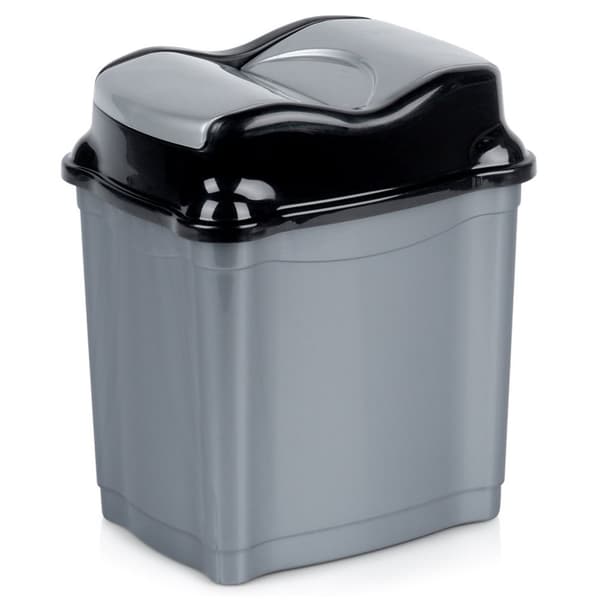 Plastsoptunna grå 5 l