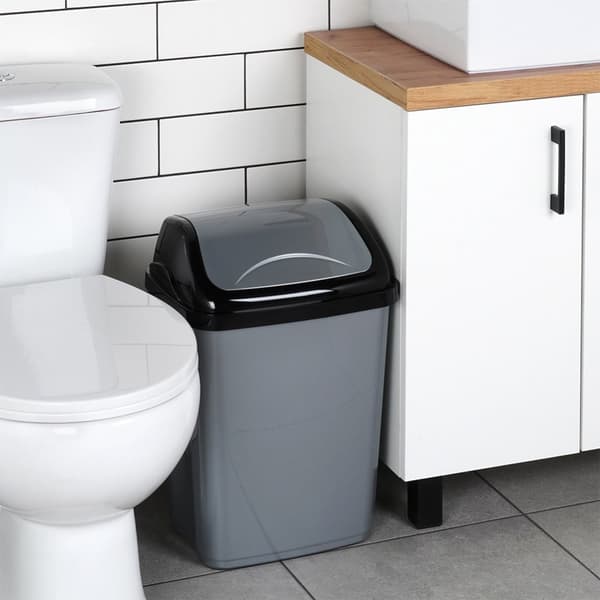 Plastsoptunna grå 26 l