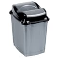 Miniatyrbild 3 av 6: Plastsoptunna grå 16 l
