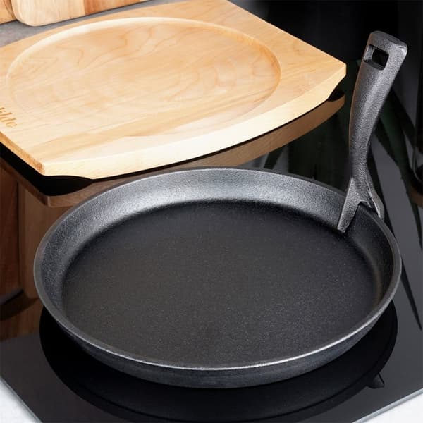 Serveringspande i støbejern med bræt CAST LINE 22 cm