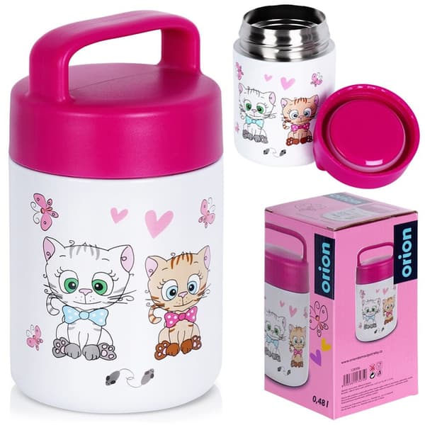 Stål frokost termokande CAT 450 ml