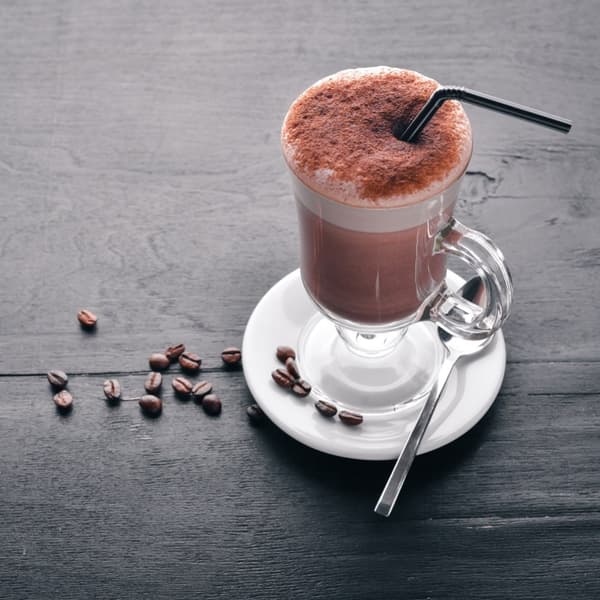 Coffee latte lasit 230 ml 2 kpl.