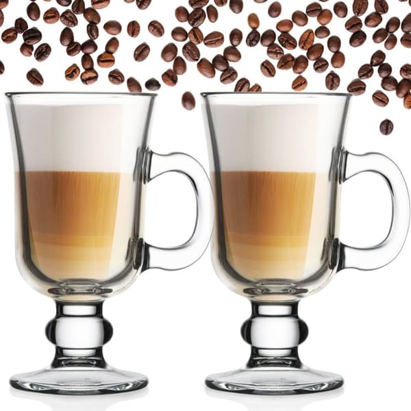 Coffee latte lasit 230 ml 2 kpl.