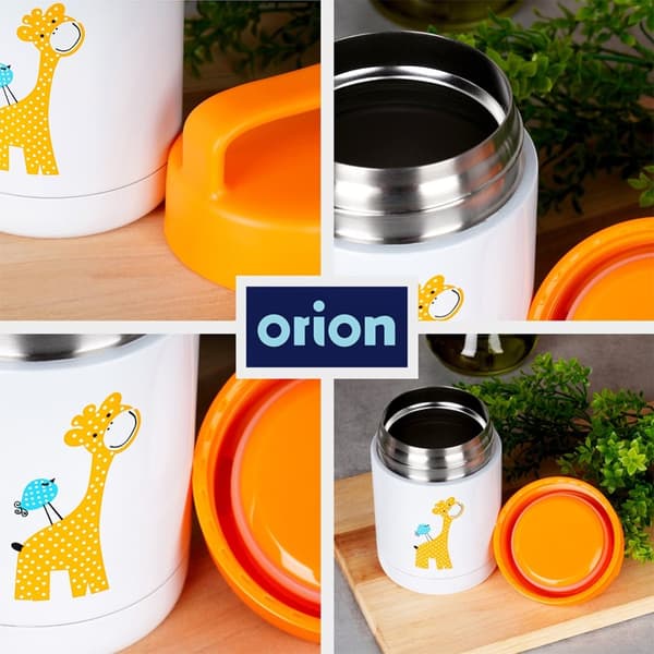 Stål lunsjtermos GIRAFFE 450 ml