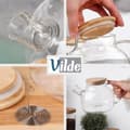Miniatyrbillede 4 af 6: Kaffe- og tekande glas med si 1 l