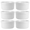 Pikkukuva 3 / 8: Keraamiset uunikulhot valkoiset 260 ml 6 kpl.