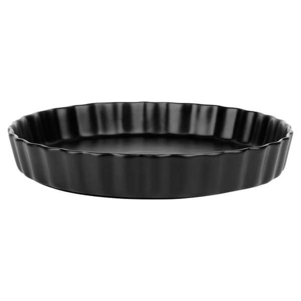 Keramisk tærteform, sort, 24,5 cm