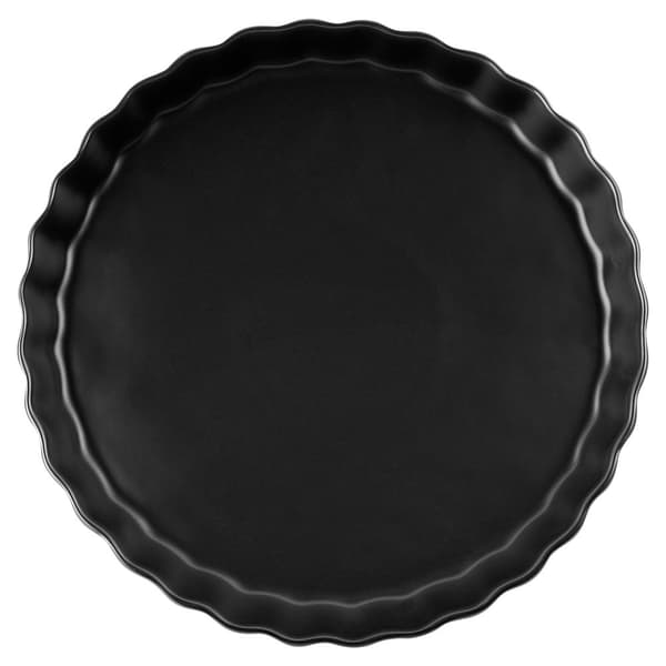 Keramisk tærteform, sort, 24,5 cm