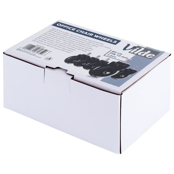 IKEA nojatuolin pyörät kumia 5 cm / 10 mm 5 kpl.