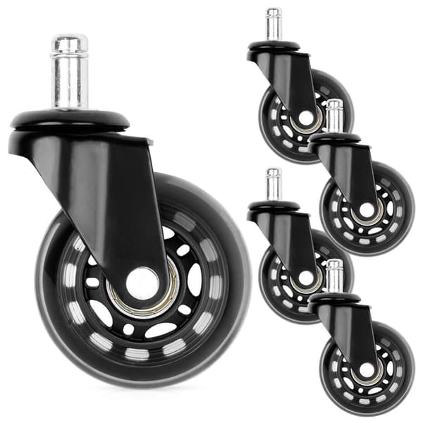 IKEA fåtölj hjul gummi 6,3 cm / 10 mm 5 st.