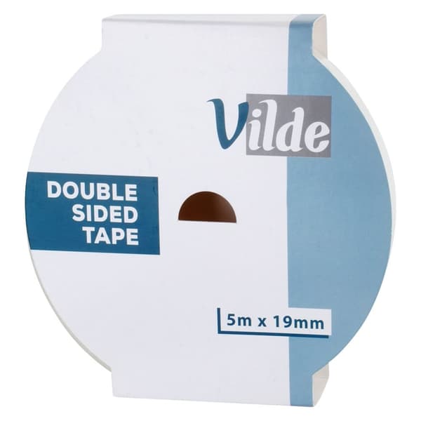 Dobbeltklæbende tape 19 mm x 5 m