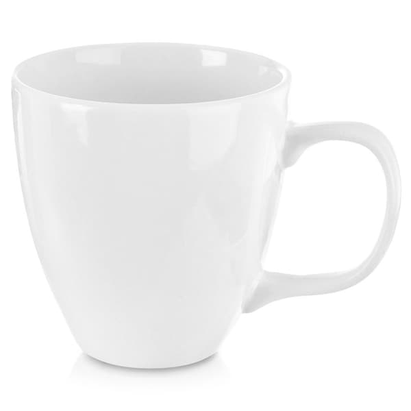 MONA vit porslinsmugg 400 ml