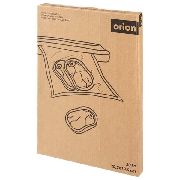 Påsar för vacuum sealer 29,5x19,5 cm 20 st.