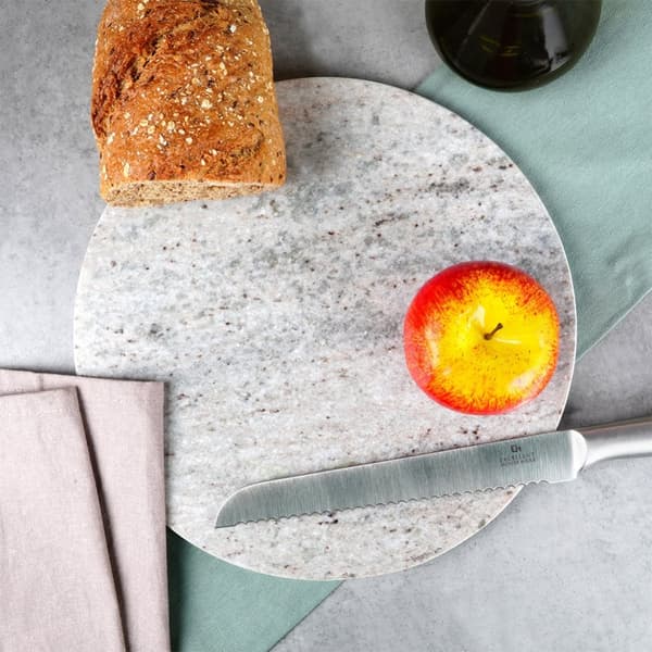 Marmor skære- og serveringsbræt 28 cm