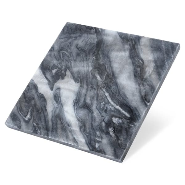 Marmor skære- og serveringsbræt 30x30 cm