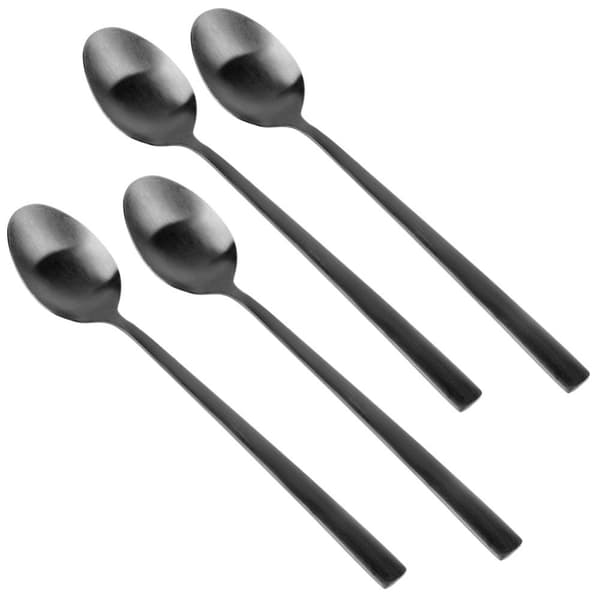 Cocktailskjeer i sort stål 4 stk.
