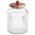Miniatyrbillede 3 af 8: Glasbeholder til løse produkter med låg og tætning 3 l