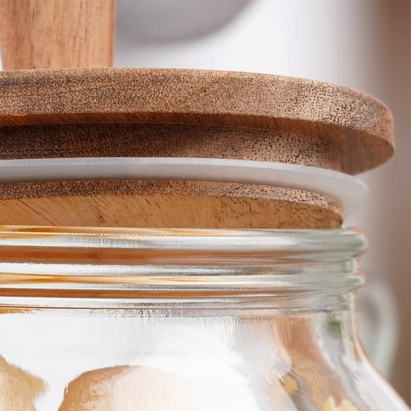 Glassbeholder for løse produkter med lokk og forsegling 2,2 l