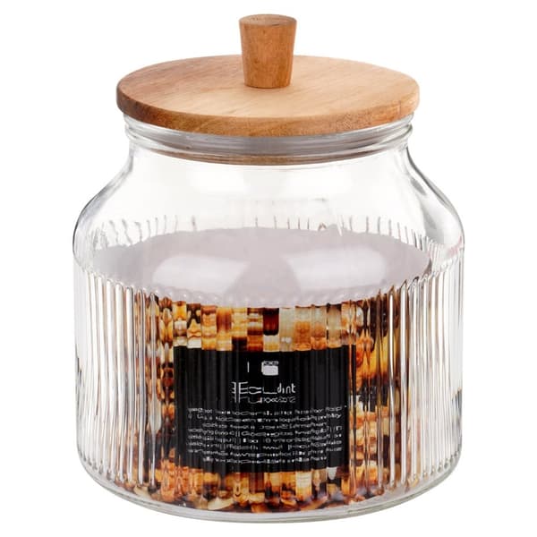 Glassbeholder for løse produkter med lokk og forsegling 2,2 l