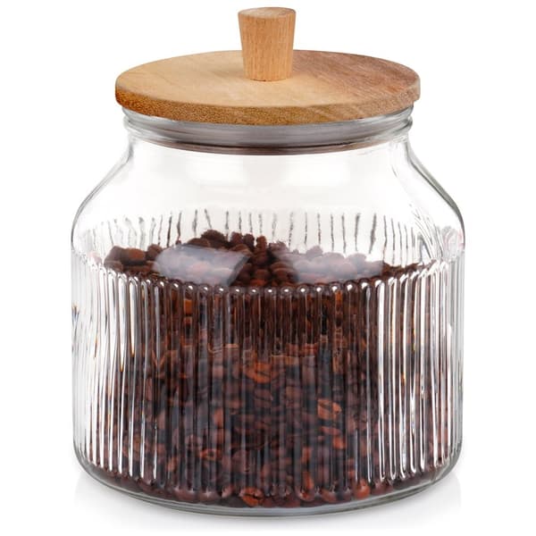 Glassbeholder for løse produkter med lokk og forsegling 2,2 l