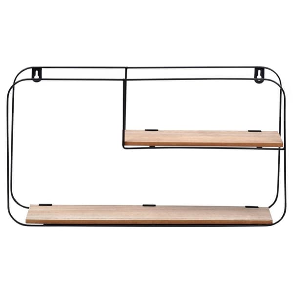 Vegghylle i metall 52x10,5x29 cm