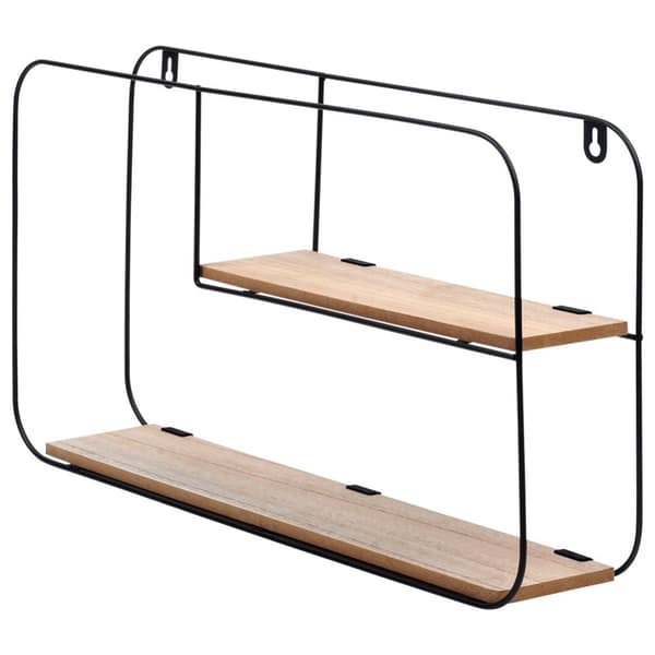 Vegghylle i metall 52x10,5x29 cm