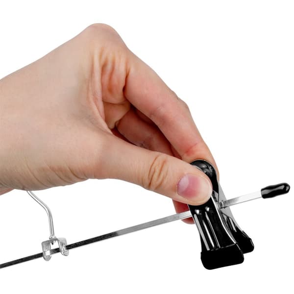 Metalbuksebøjle med clips, 3 stk.