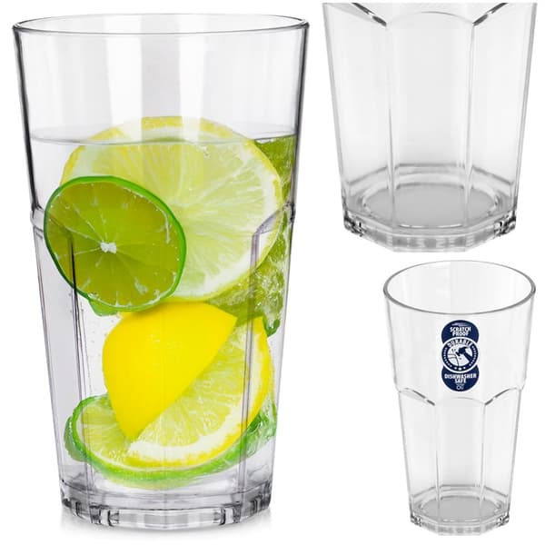 Uknuselig plastglass 370 ml