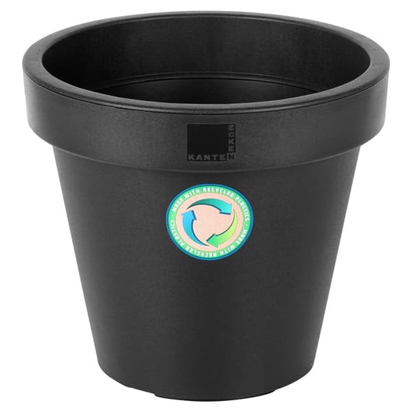 Hagekrukke i plast svart rund 29 cm