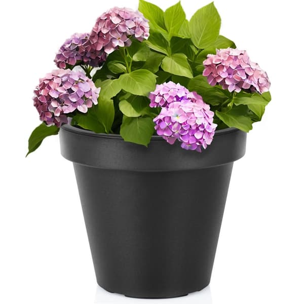Hagekrukke i plast svart rund 29 cm