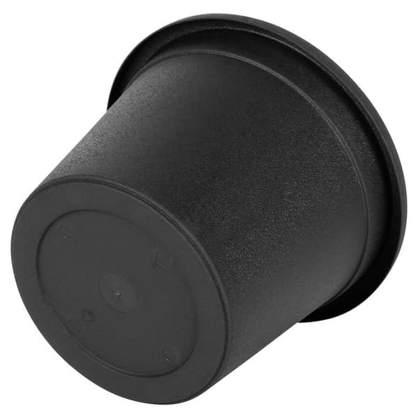 Havekrukke i plast, sort, rund, 14,5 cm, 3 stk.