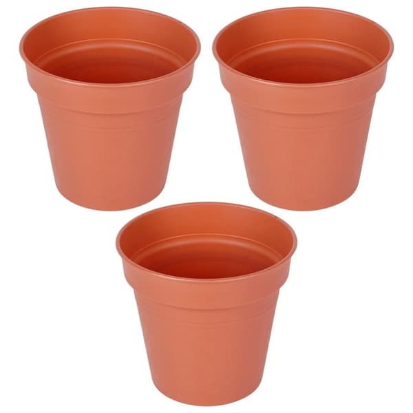 Rund hagekrukke i plast 15 cm 3 stk.