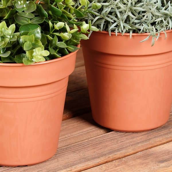 Rund hagekrukke i plast 15 cm 3 stk.