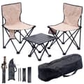 Miniatyrbild 9 av 9: Campingstolar med 3-elements bord