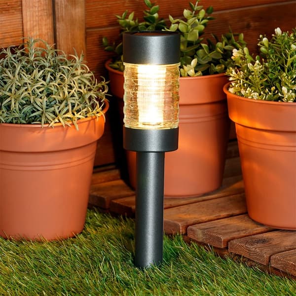 Solar LED puutarhavalaisin, upotettu, 27 cm