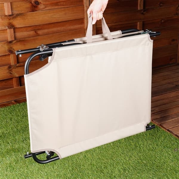 Sammenleggbar hageseng beige