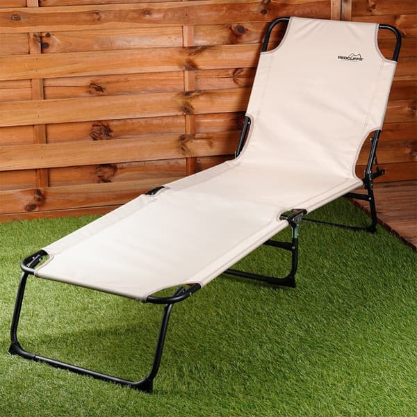 Sammenleggbar hageseng beige