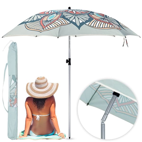 Justerbar hage strandparasoll 180 cm