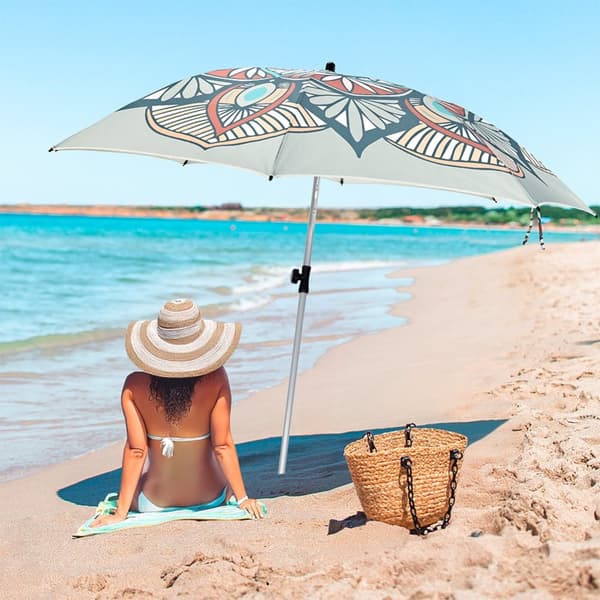 Justerbar hage strandparasoll 180 cm