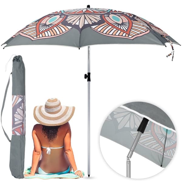 Justerbar hage strandparasoll 180 cm