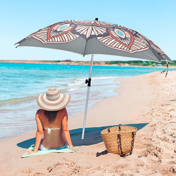 Justerbar hage strandparasoll 180 cm