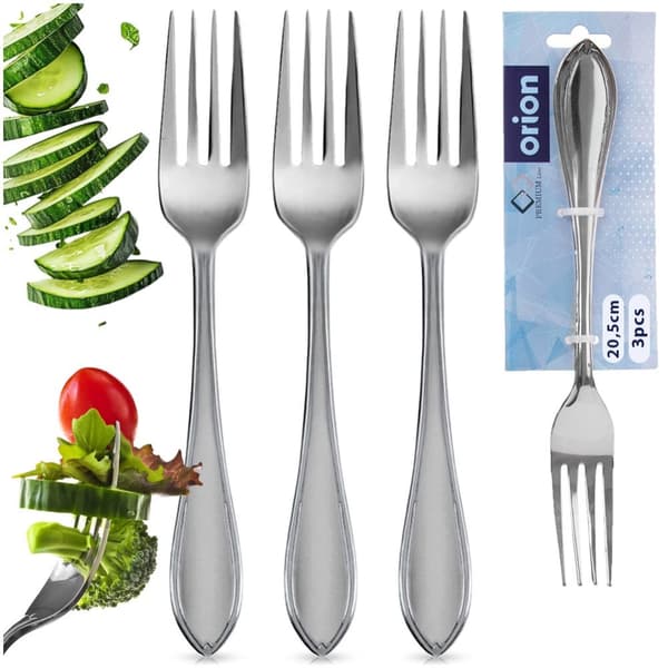 CONIC stålbordgafler 20,5 cm 3 stk.