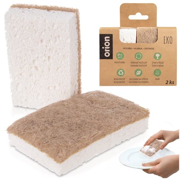 Naturlig køkkensvamp EKO 2 stk.