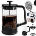 Miniatyrbillede 9 af 9: Kaffe- og testempelmaskine, glas, SORT, 650 ml