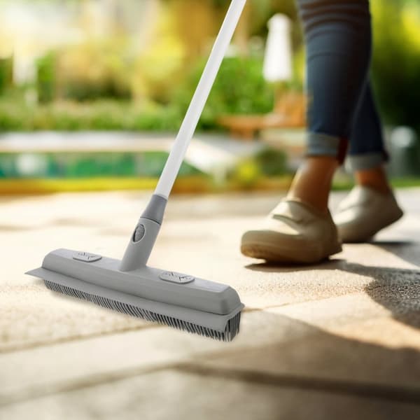 Gummi kvast borste CLEAN SYSTEM 34 cm