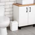 Miniatyrbild 5 av 6: Plastsoptunna vit 5 l